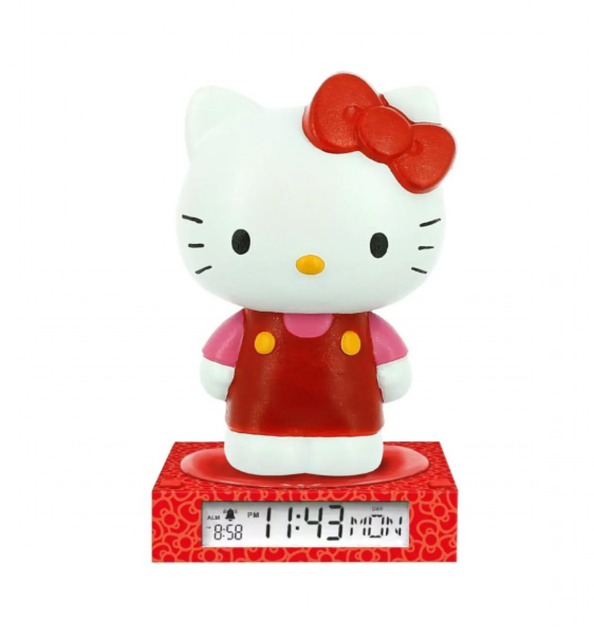 HK50198 LAMPARA 3D CON DESPERTADOR Y FECHA HELLO KITTY 40809