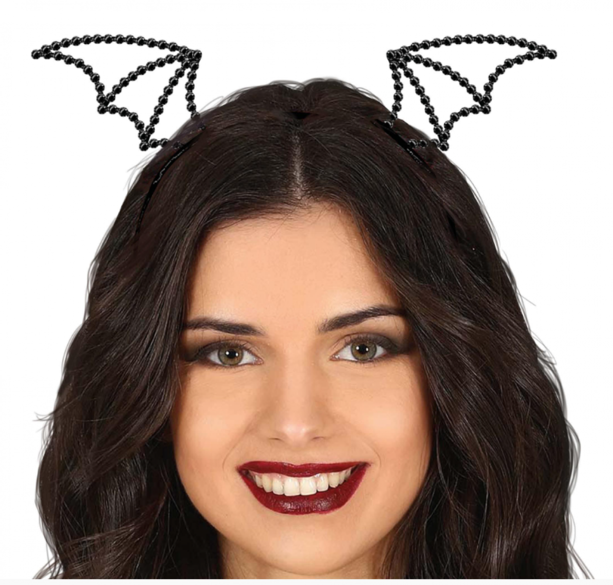 CERCHIETTO PIPISTRELLO CON PERLINE METALLO 24819 52833