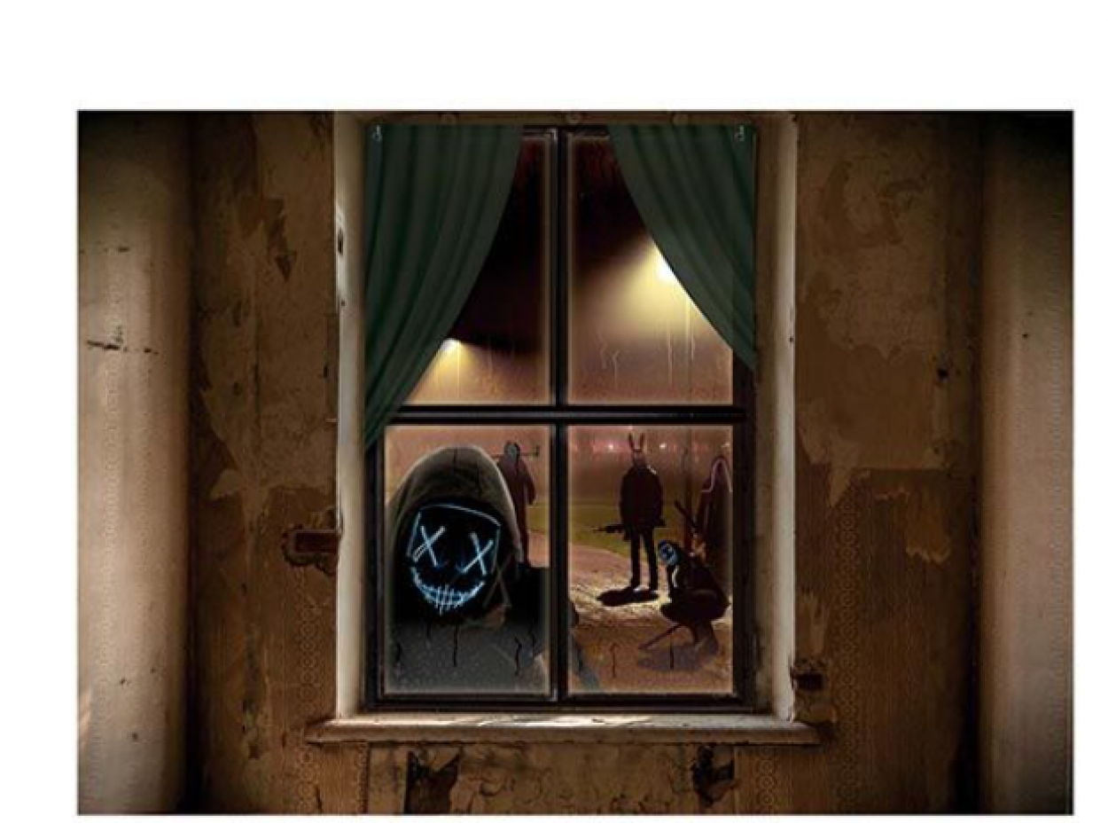 DECORAZIONE FINESTRA KILLING DAY 80x120cm 24252 52833