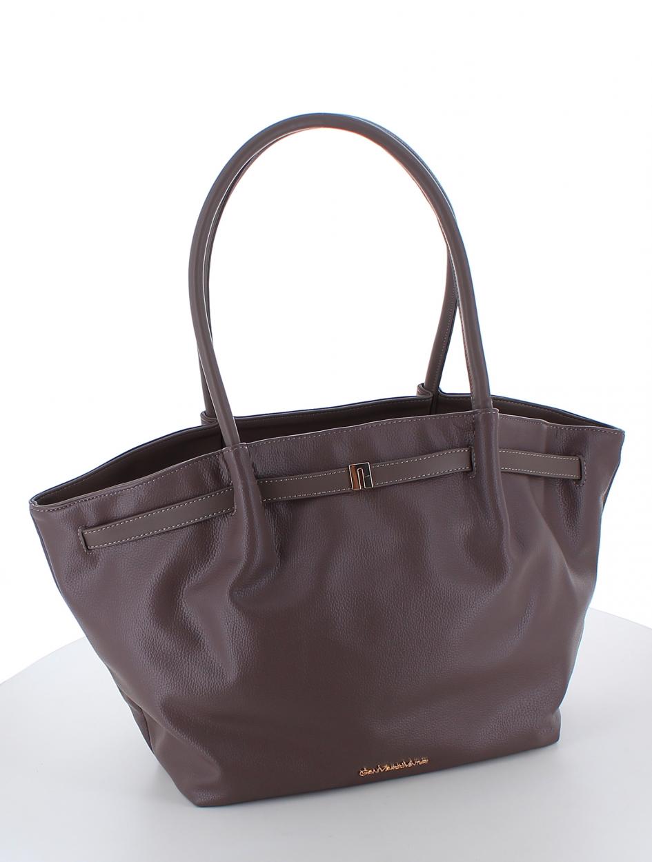 GB0199SG3 BORSA A SPALLA GMV TAUPE 50x28x18cm 40627