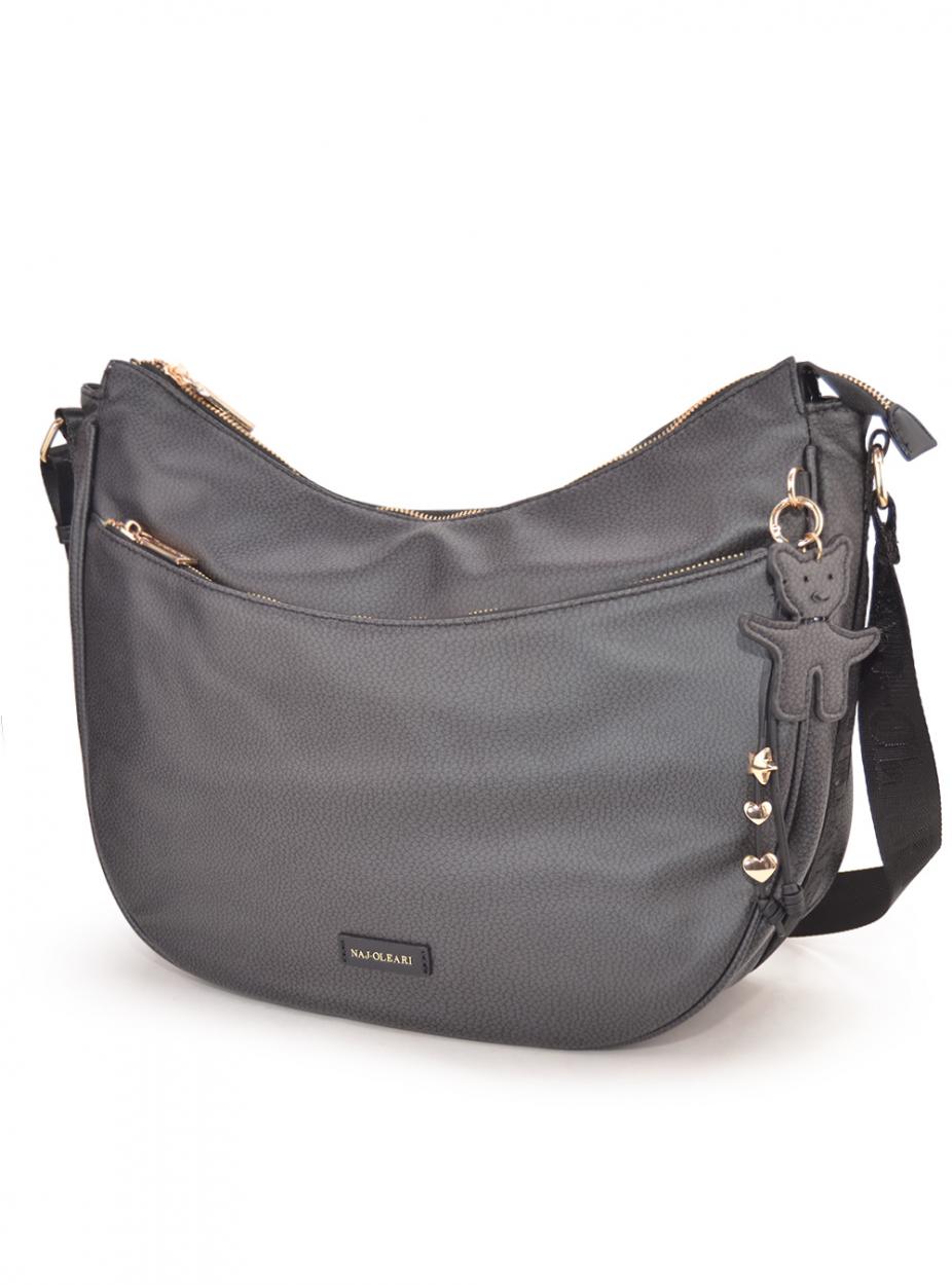 61329/BOBA13 NE BORSA BANANA GRANDE NERO 39x31x14cm 41233