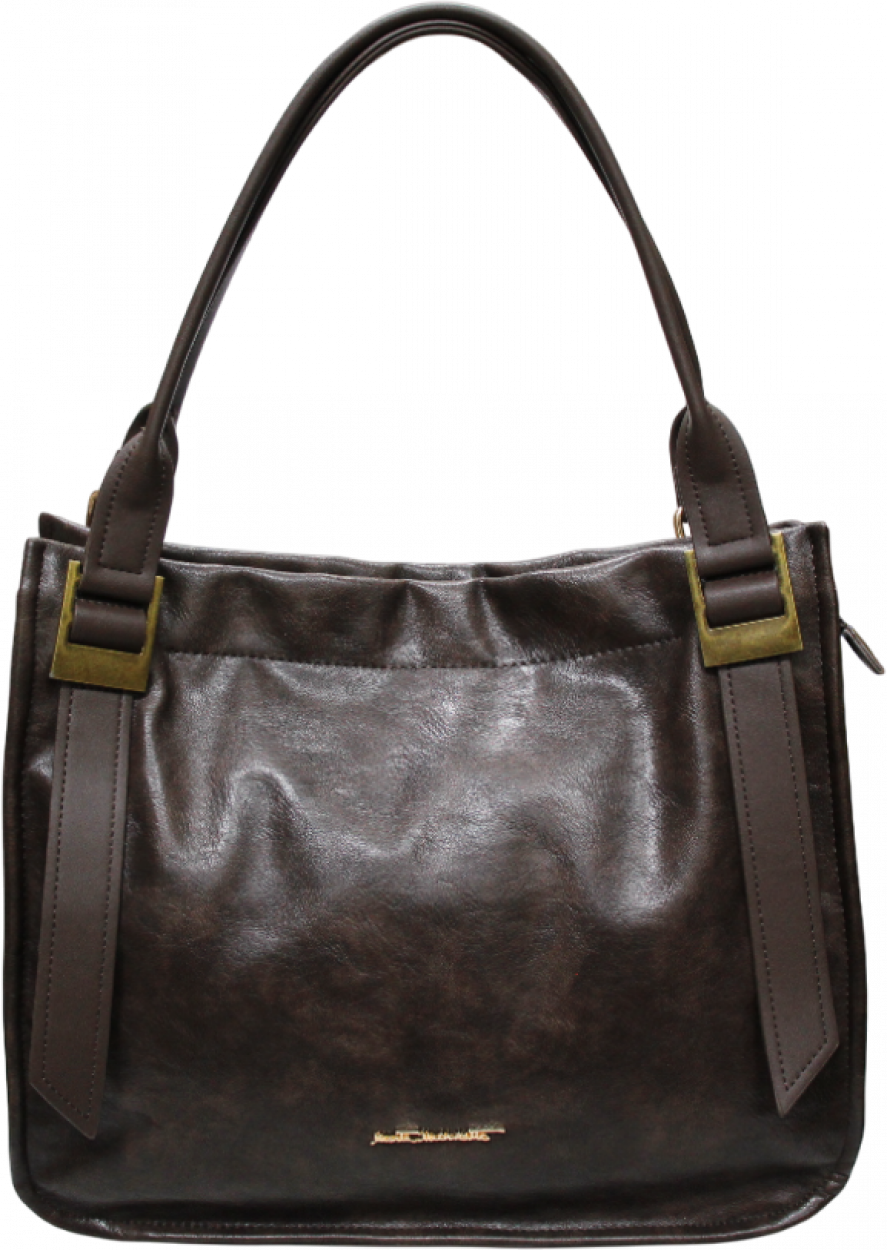 RB0038SG3 BORSA A SPALLA MM DK.BROWN 38x31x8,5cm 40627