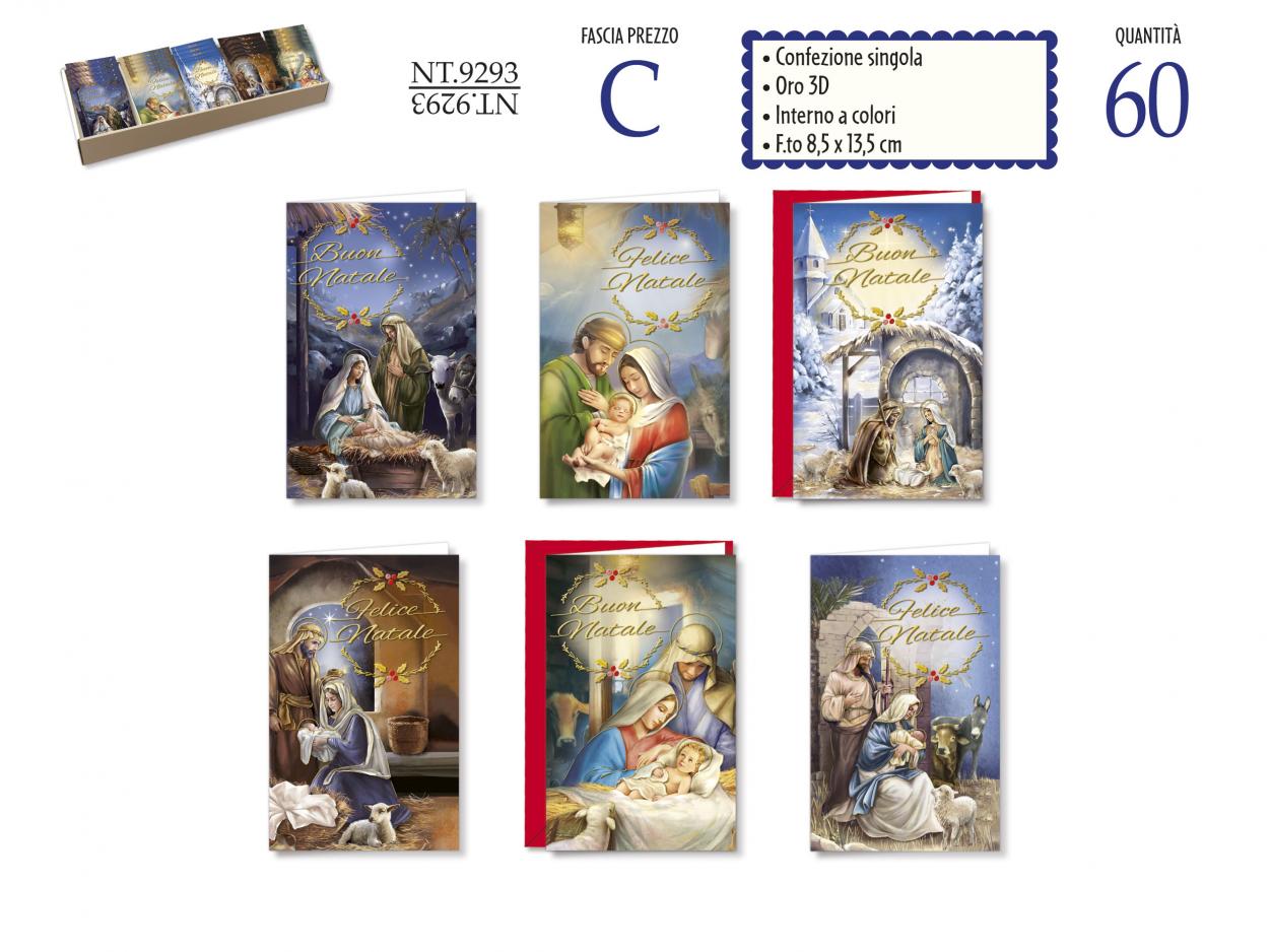 NT9293 MINI BIGLIETTI 9x14cm RELIGIOSI 40631