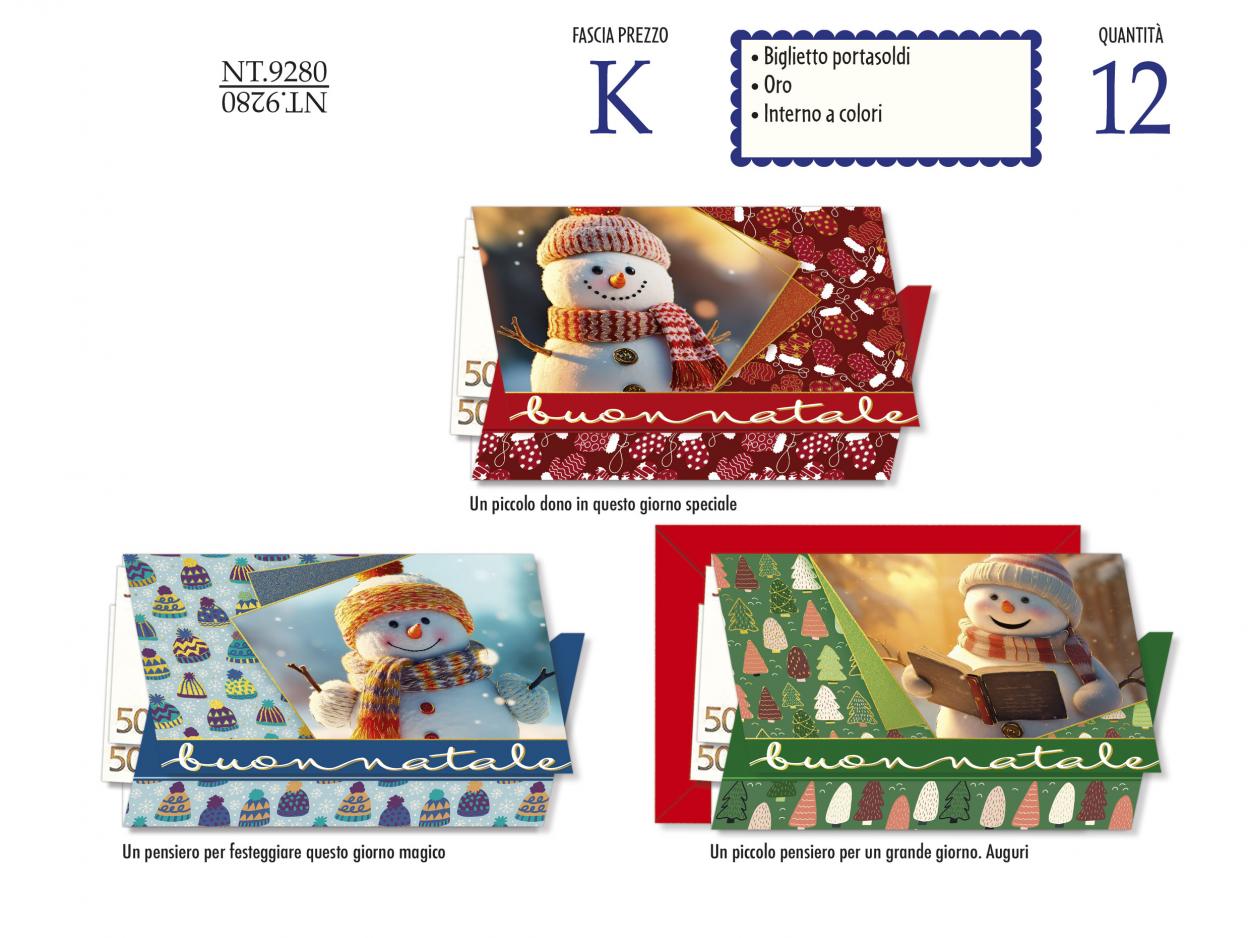 NT9280 PORTASOLDI NATALE 40631