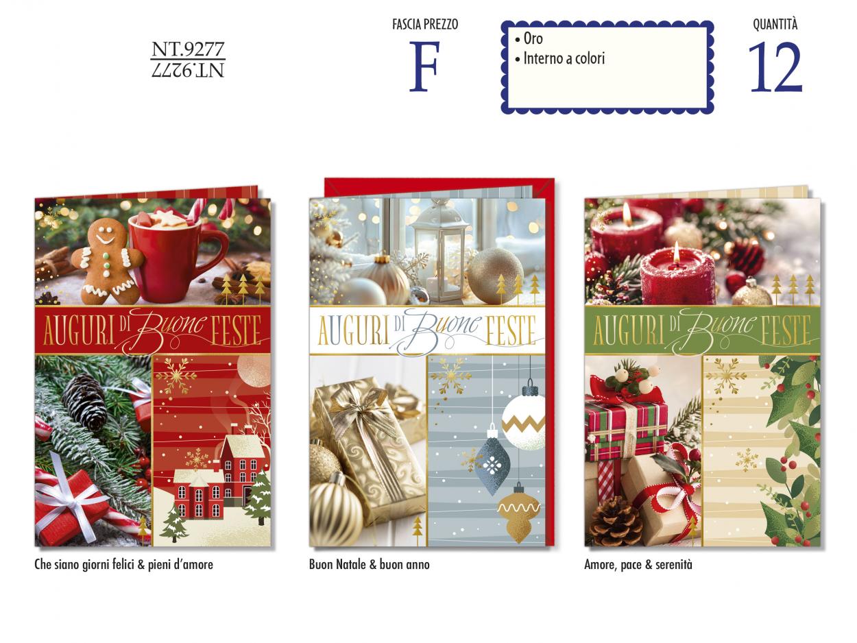 NT9277 BIGLIETTI NATALE 40631