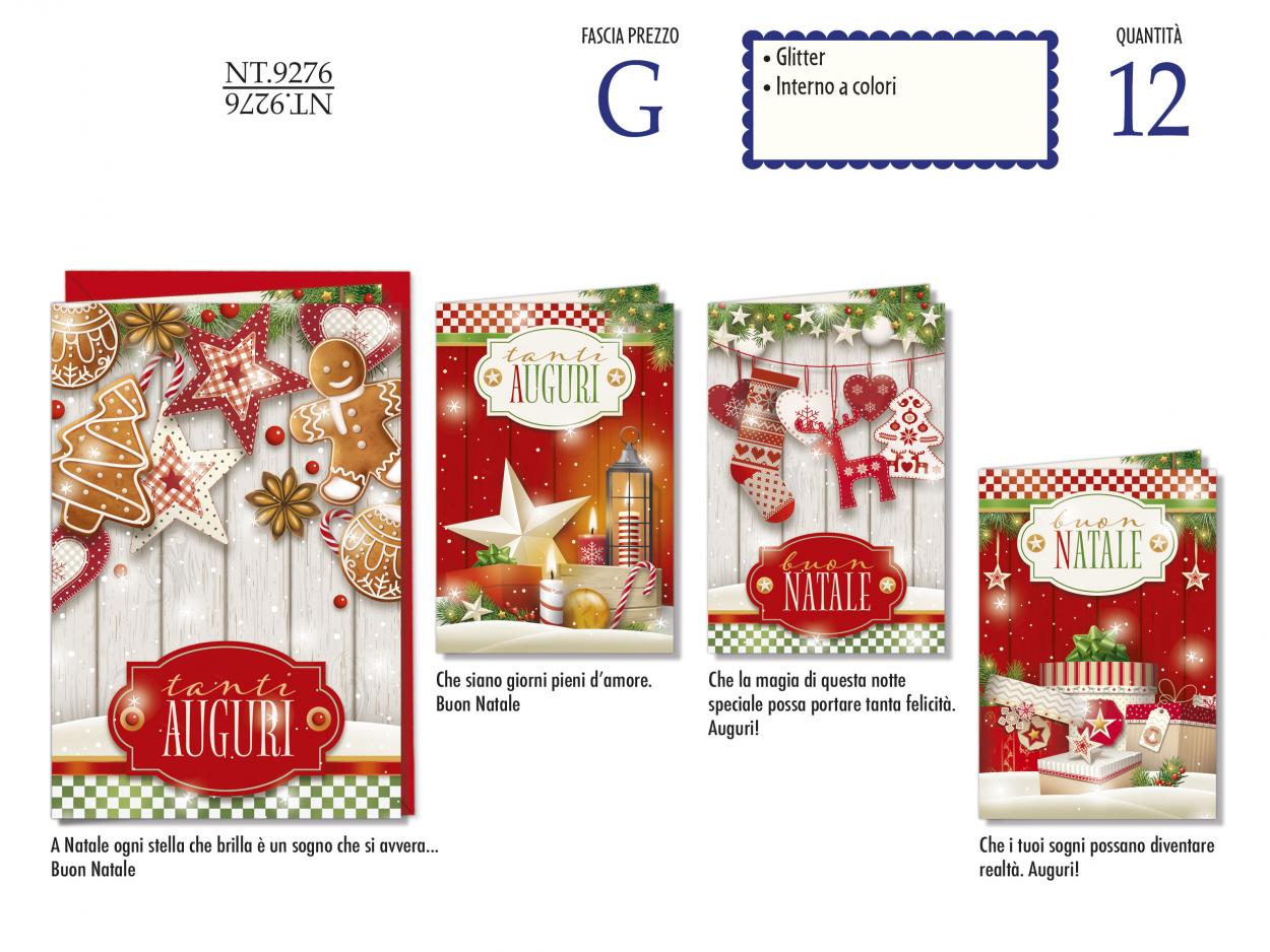 NT9276 BIGLIETTI NATALE 40631