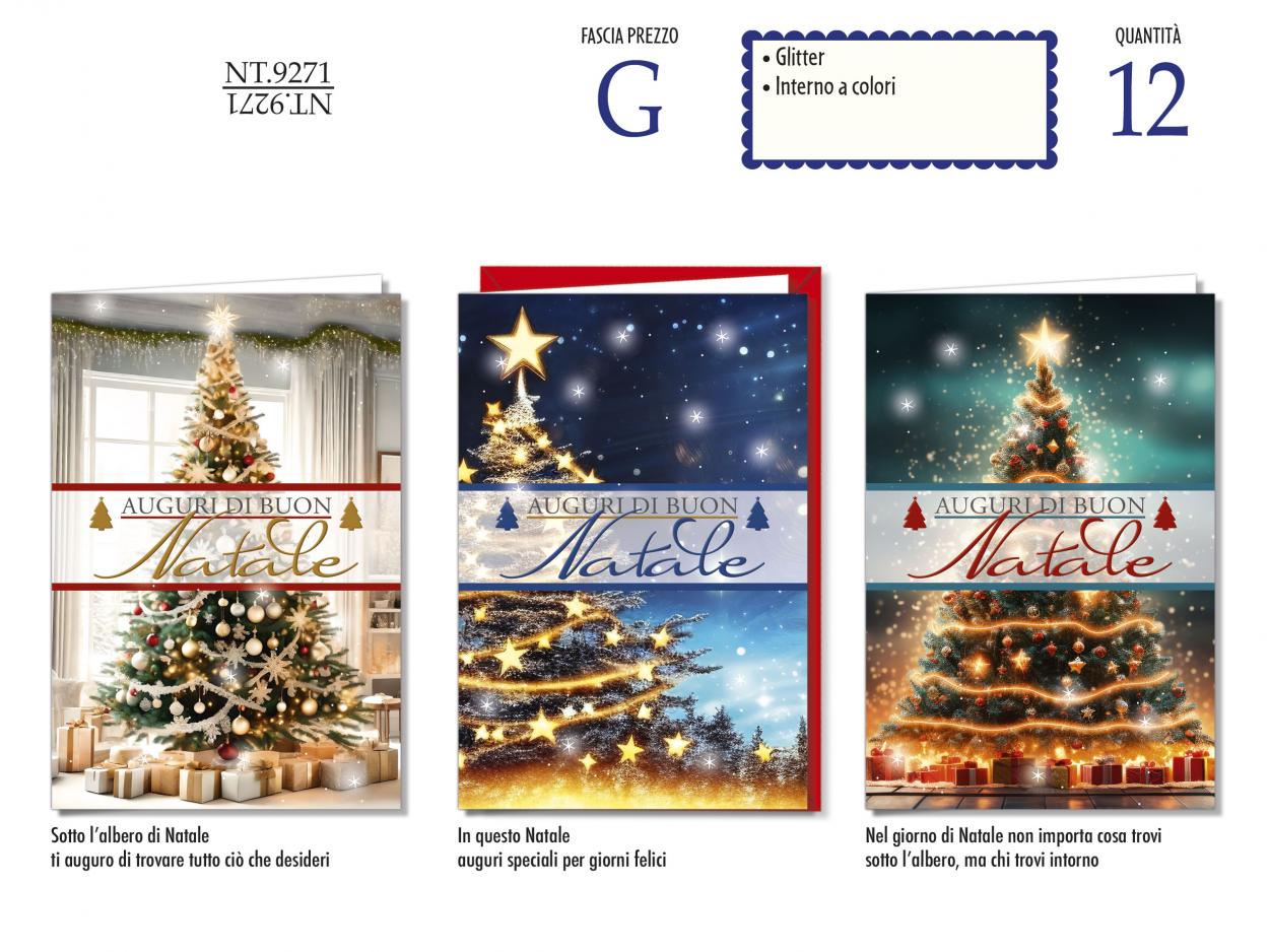 NT9271 BIGLIETTI NATALE 40631