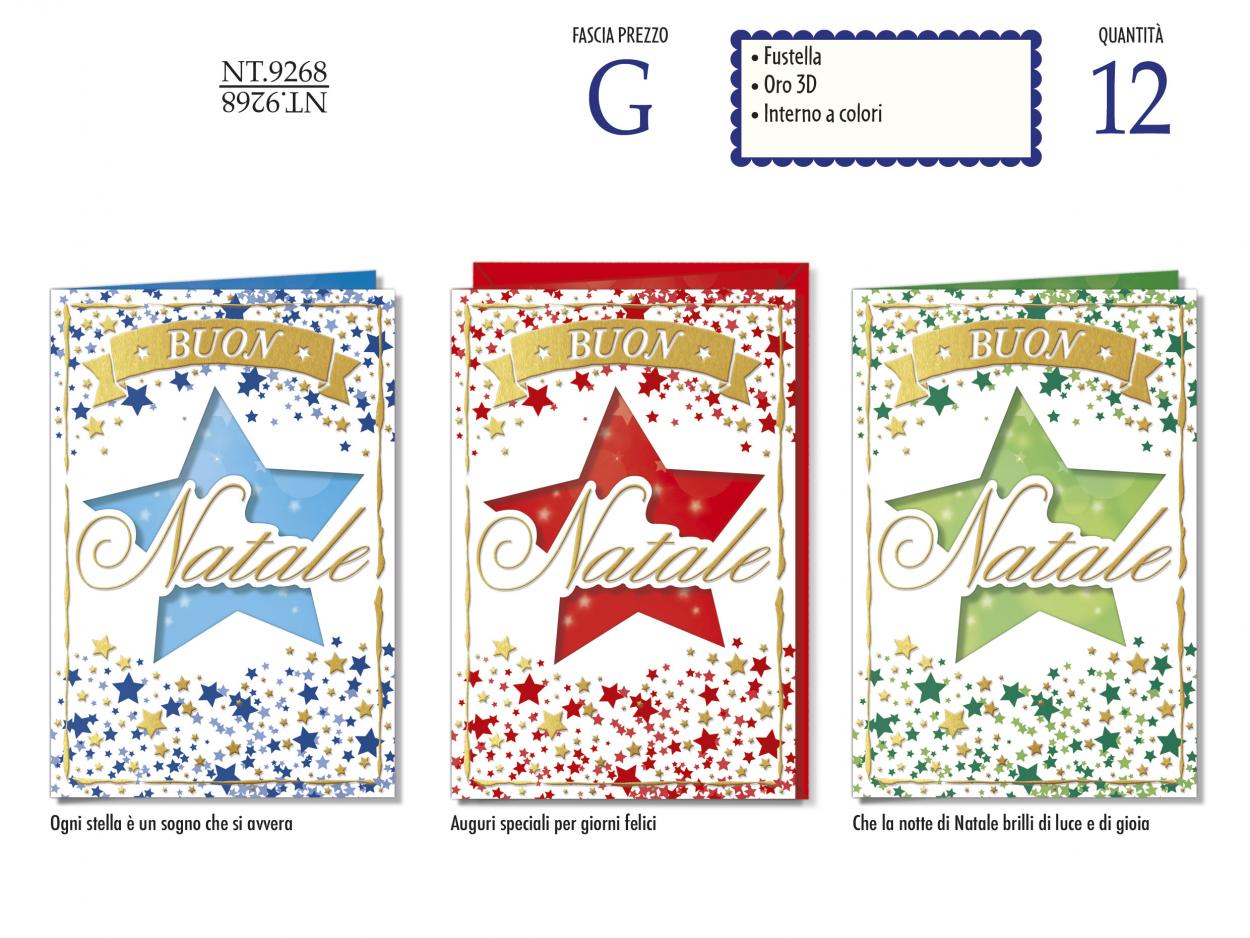 NT9268 BIGLIETTI NATALE 40631