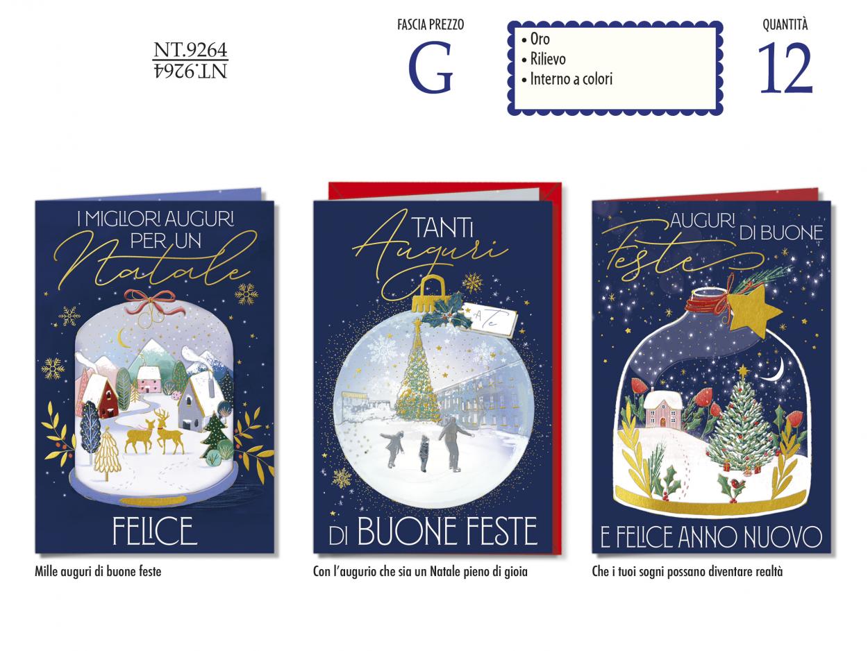 NT9264 BIGLIETTI NATALE 40631