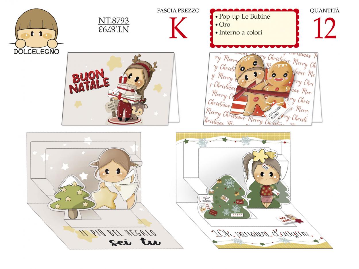 NT8793 BIGLIETTI POP UP DOLCELEGNO 40631