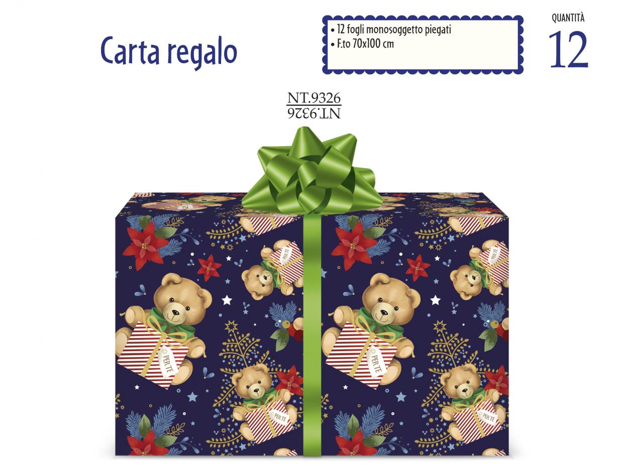 NT9326 CARTA REGALO NATALE 40631