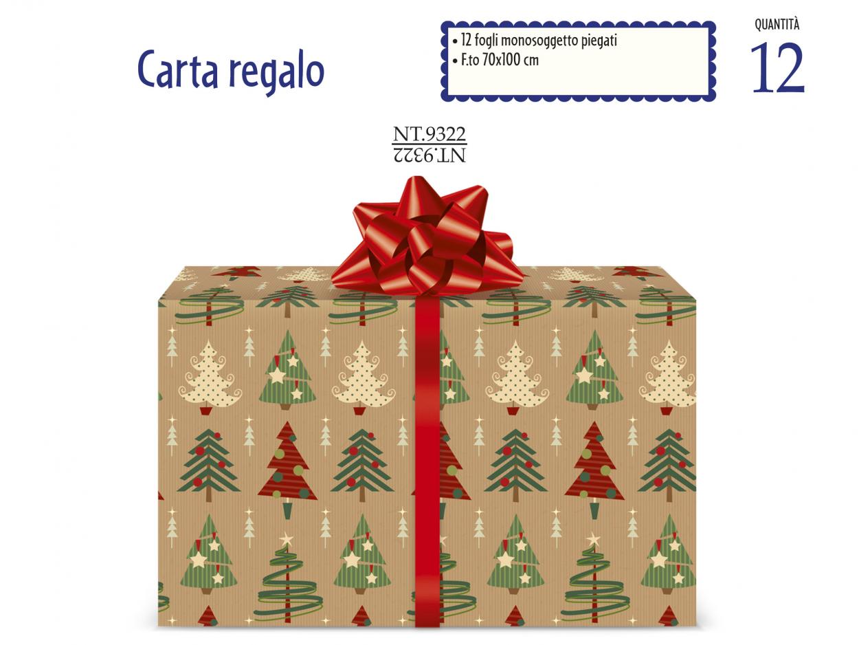 NT9322 CARTA REGALO NATALE 40631