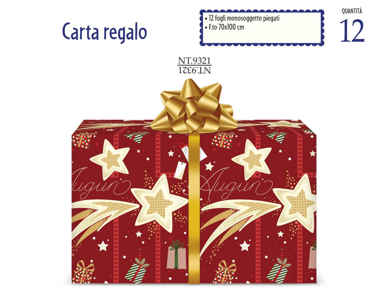 NT9321 CARTA REGALO NATALE 40631