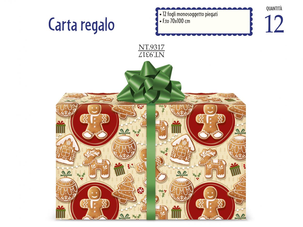 NT9317 CARTA REGALO NATALE 40631