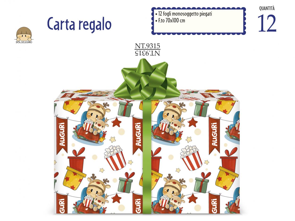 NT9315 CARTA REGALO NATALE 40631