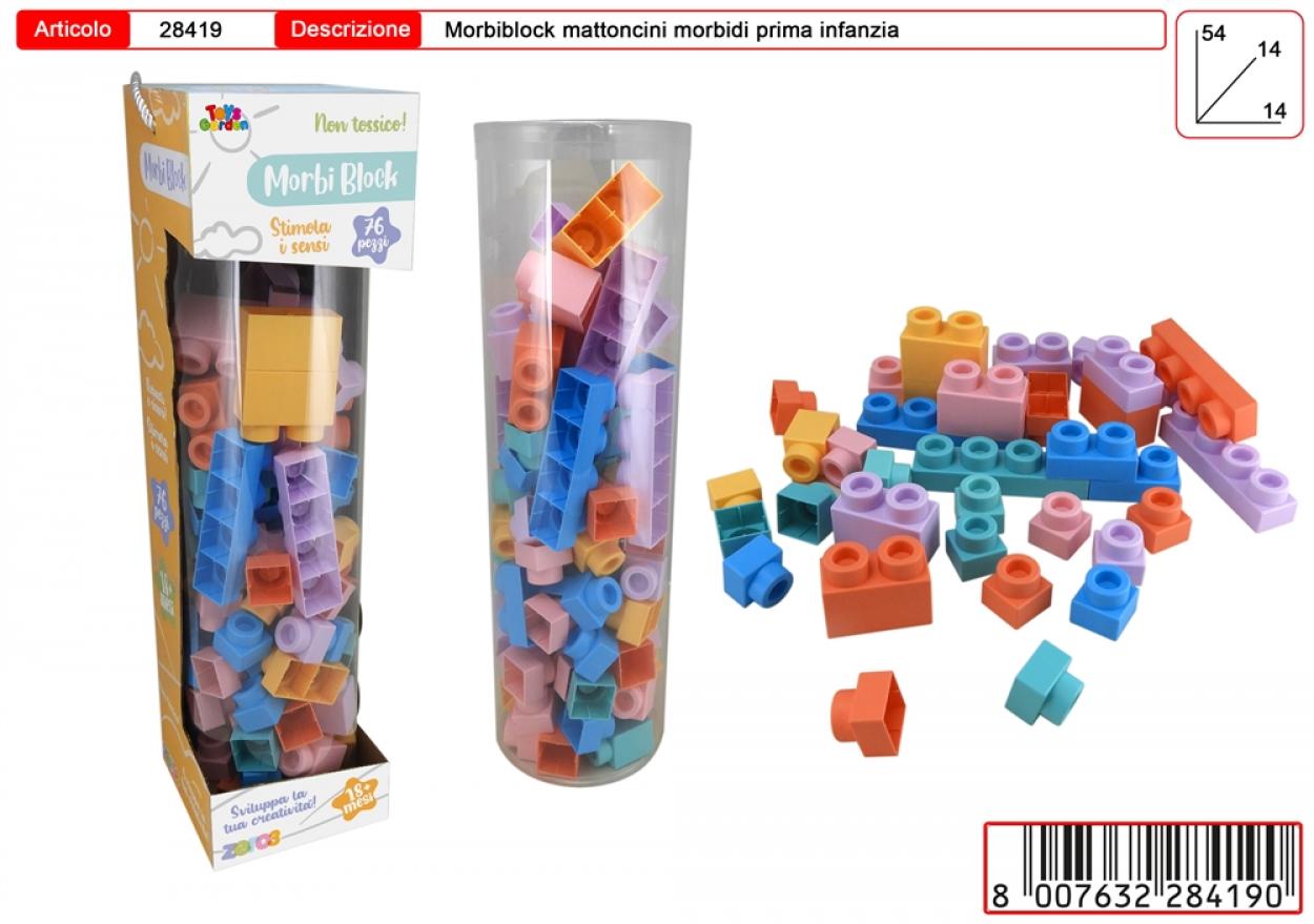 ZERO3 MORBIBLOCK MAXI MATTONCINI MORBIDI 76pz 28419 41452