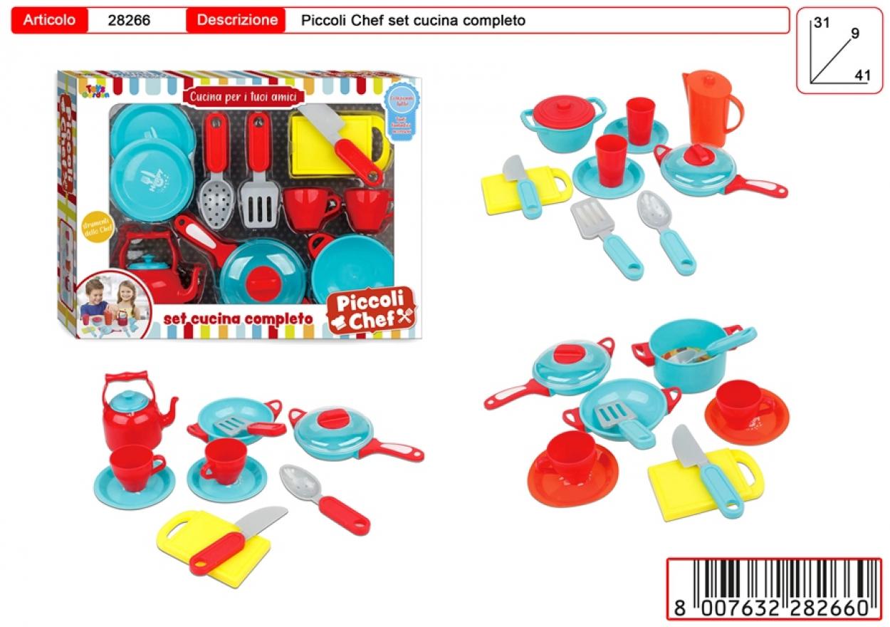 SET CHEF COLORATO GRANDE CON ELETTRODOMESTICO 28266 41452