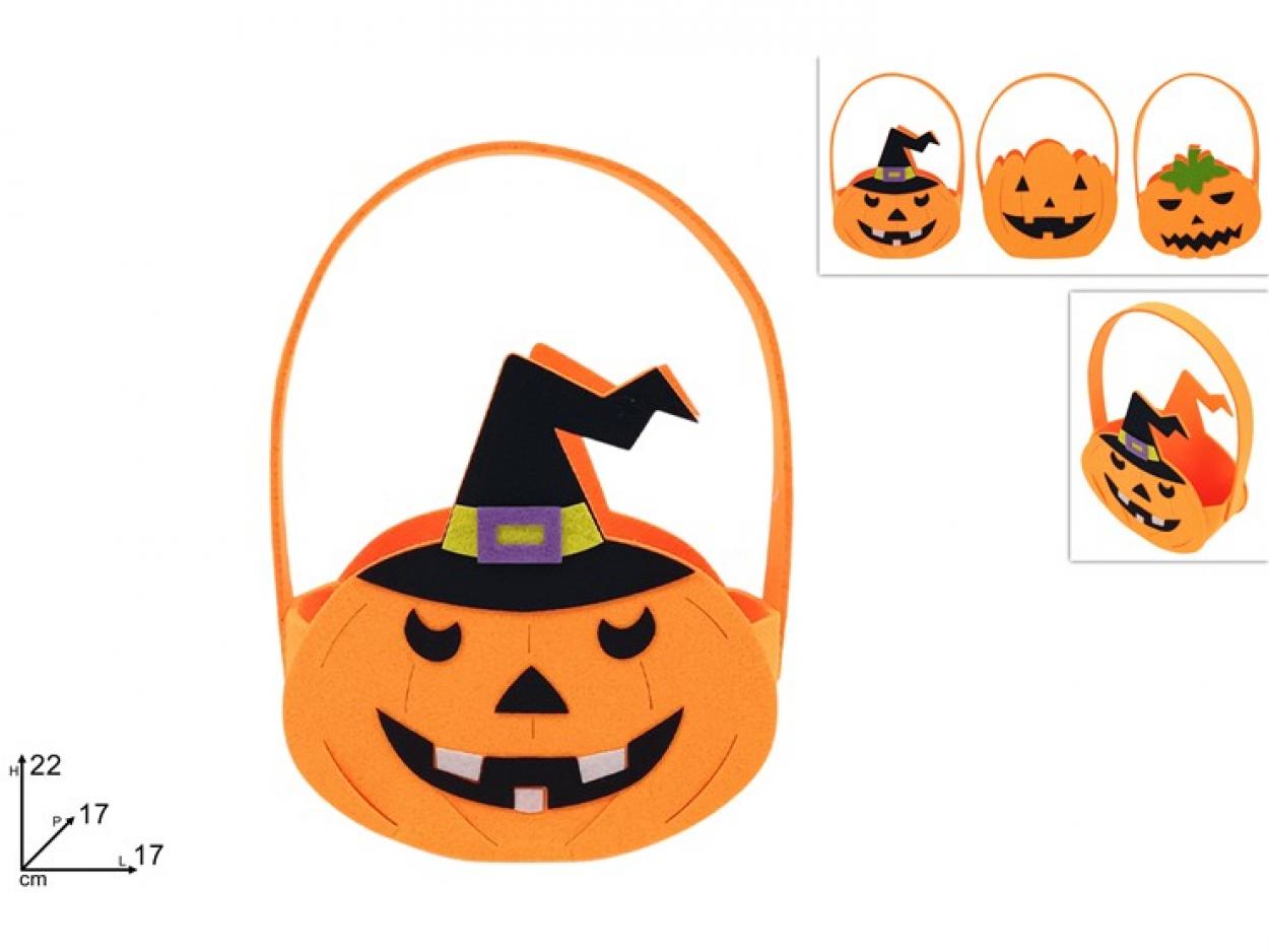 CESTINO FELTRO ZUCCA 351698 40649