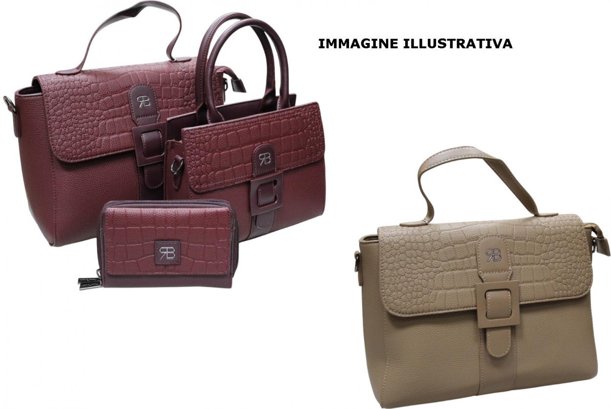 62133/SETCO3 TA L PATTA, M BAULETTO, XS PFOGLIO TAUPE 41233