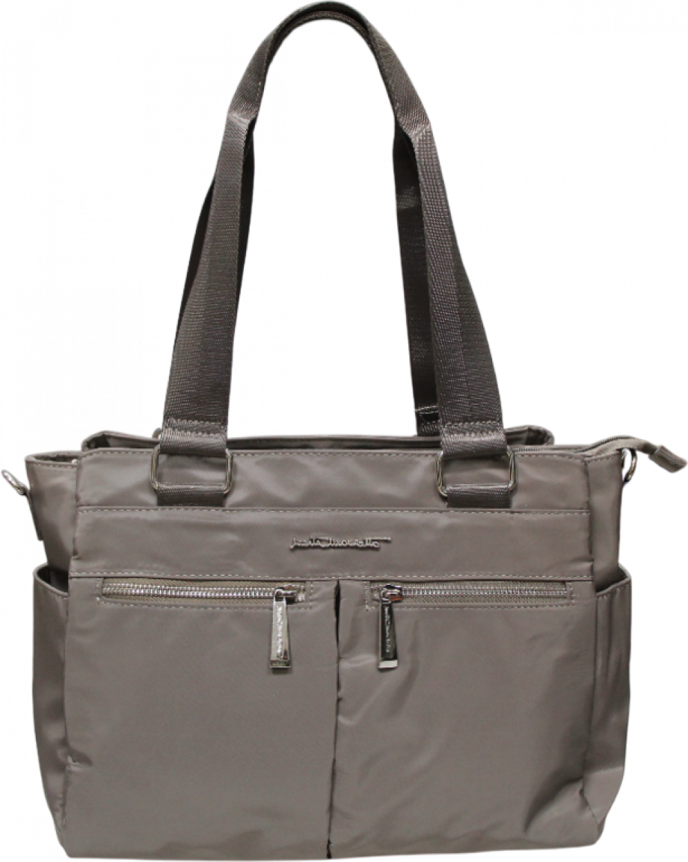 RB0027SG3 BORSA A SPALLA MM TAUPE 38x22x13cm 40627