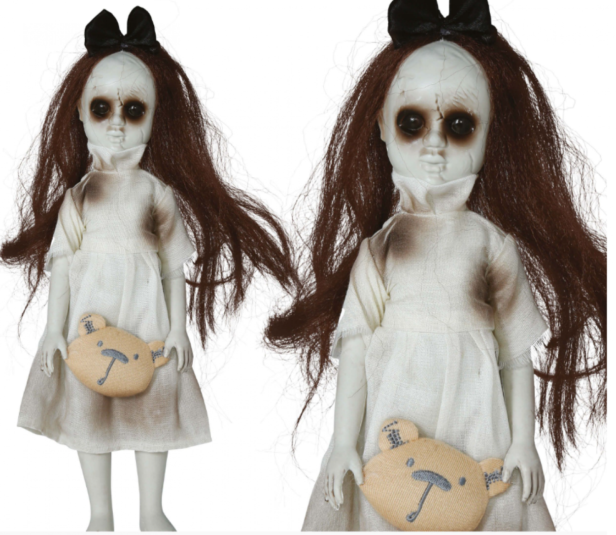 BAMBINA MORTA CON PELUCHE DA APPENDERE 30cm 29021 52833