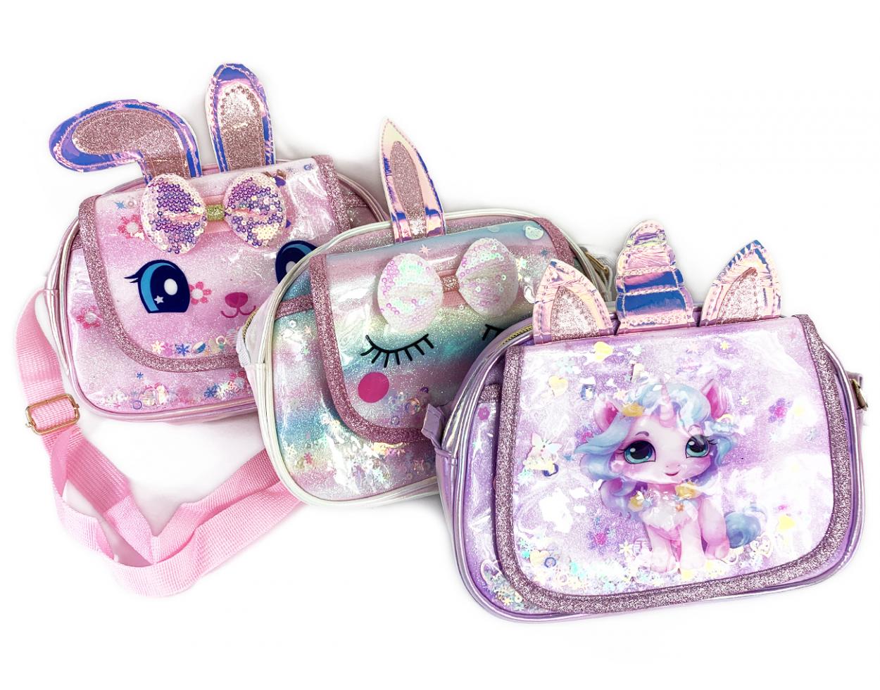 BK10142 BORSETTA BIMBA LE KIKKE HAPPY ANIMALS 22x14x7cm 41414