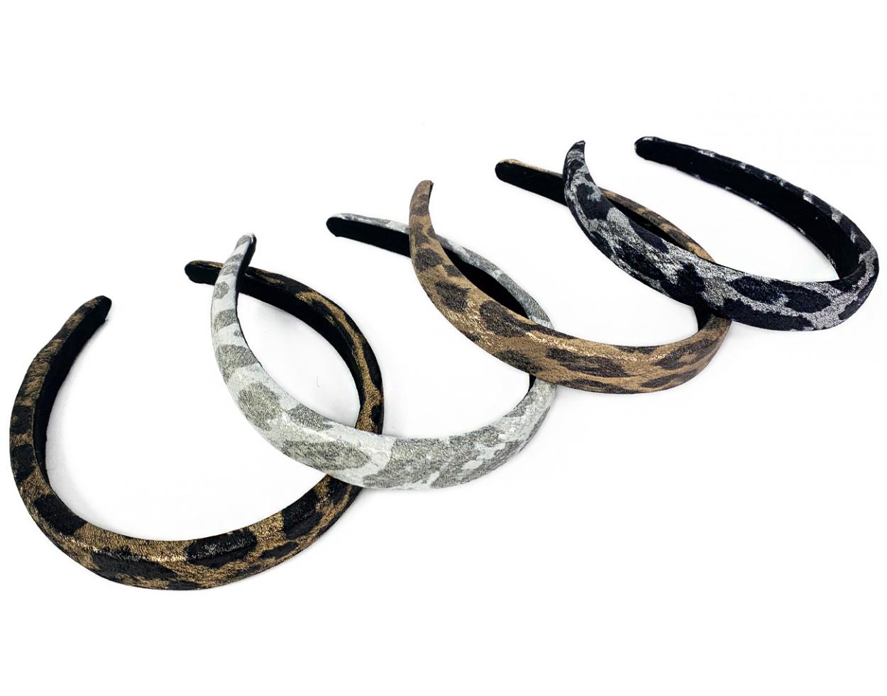 FD32114 CERCHIETTO METALLIC ANIMALIER 41414