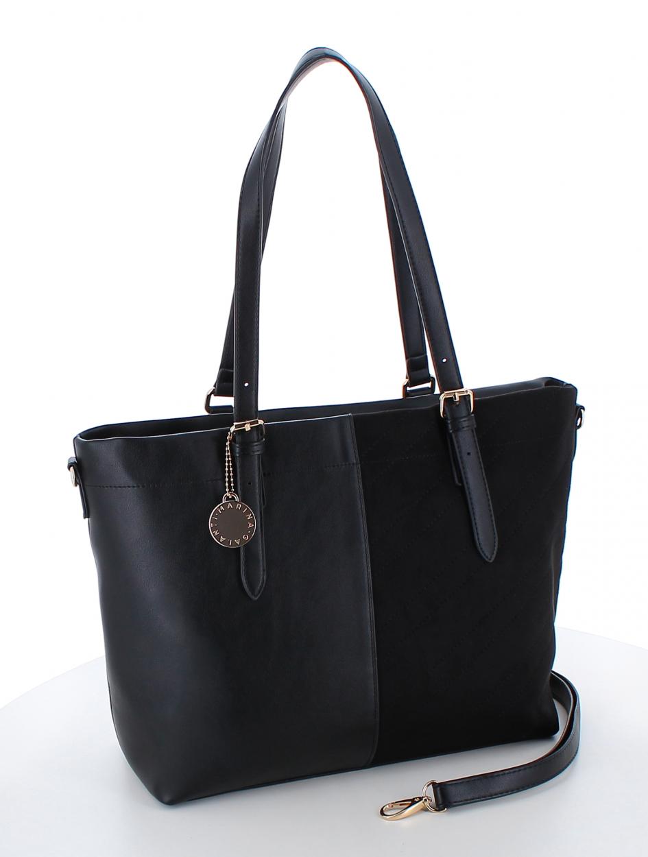 MB0639SG3 BORSA A SPALLA MG BLACK 42x29x13cm 40627