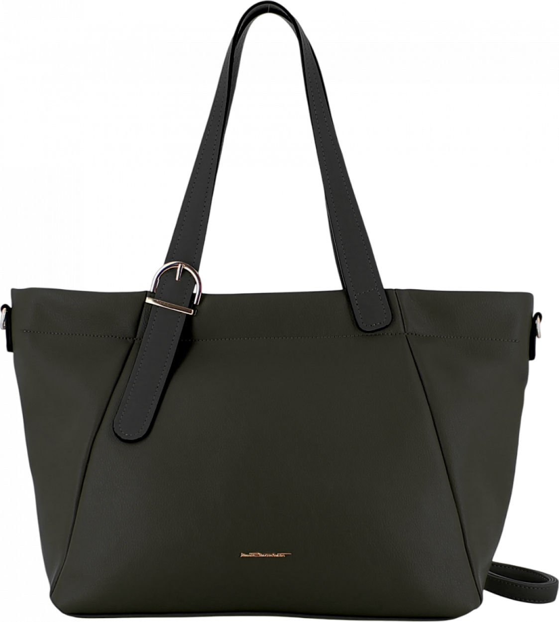 RB0035SG3 BORSA A SPALLA MM GREEN 36x28x13cm 40627