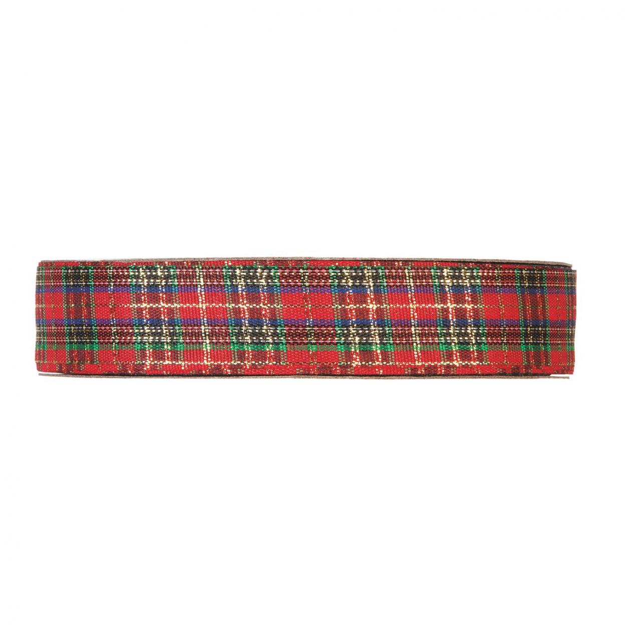 NASTRO SCOZZESE MM25X45MT RED/GREEN 2276M74 41229