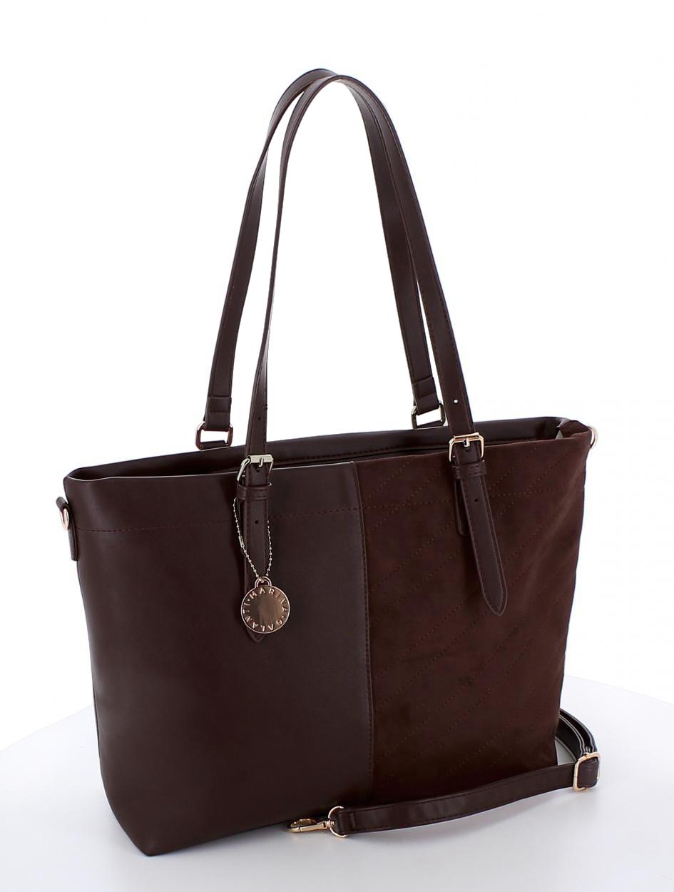 MB0639SG3 BORSA A SPALLA MG DK.BROWN 42x29x13cm 40627
