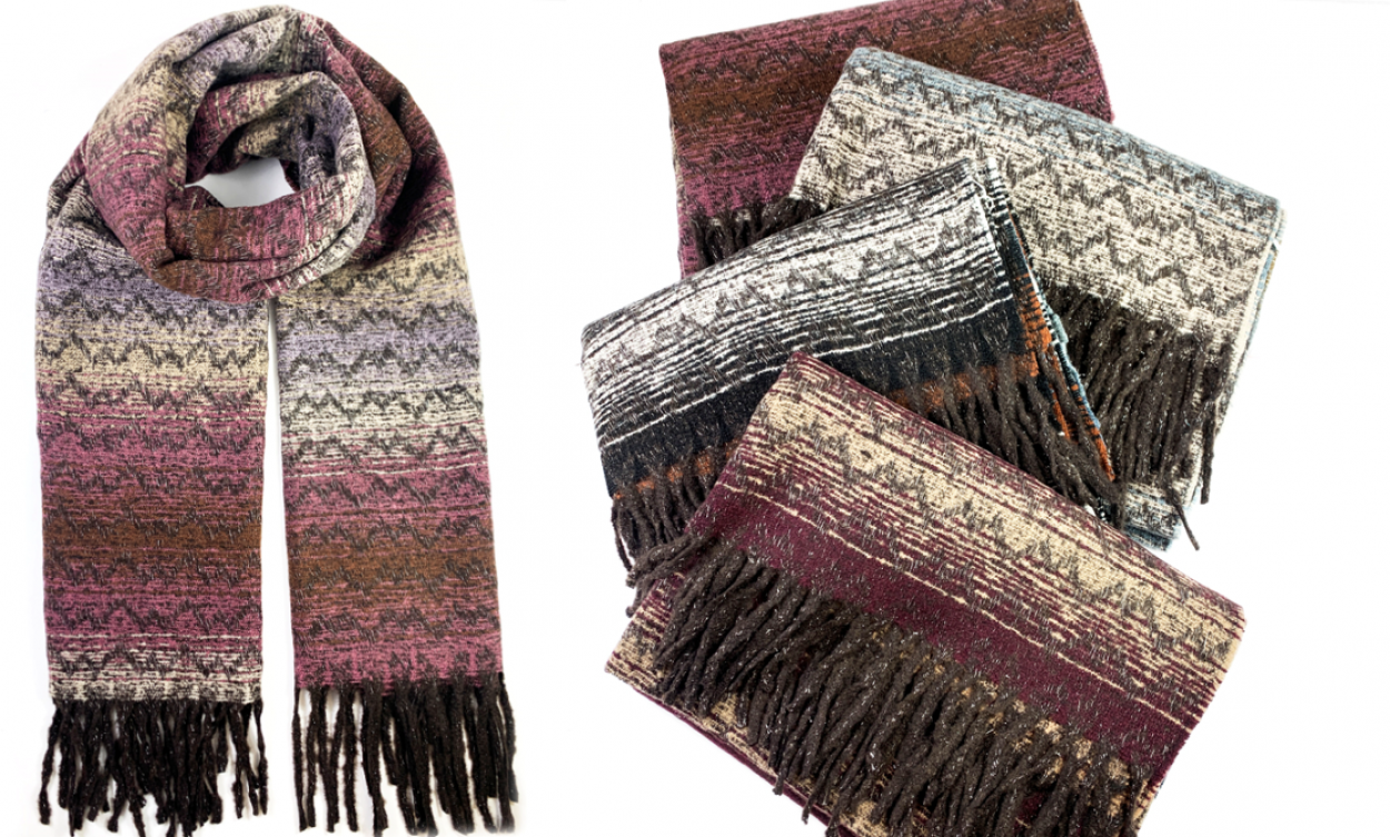 AC1322 SCIARPA DONNA LE KIKKE CON BUSTA OMAGGIO 41414