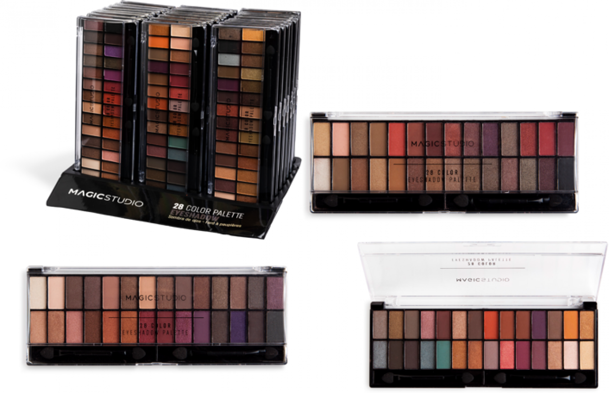 MAGIC STUDIO EYESHADOW PALETTE 28 COLOURS 24110 52555