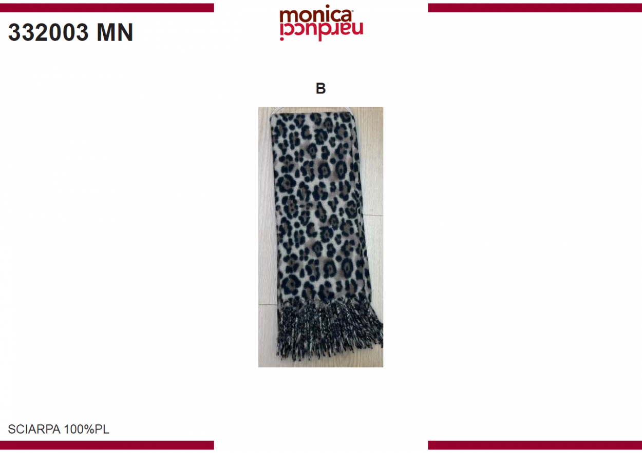 SCIARPA MONICA NARDUCCI 332003 B MN 40351