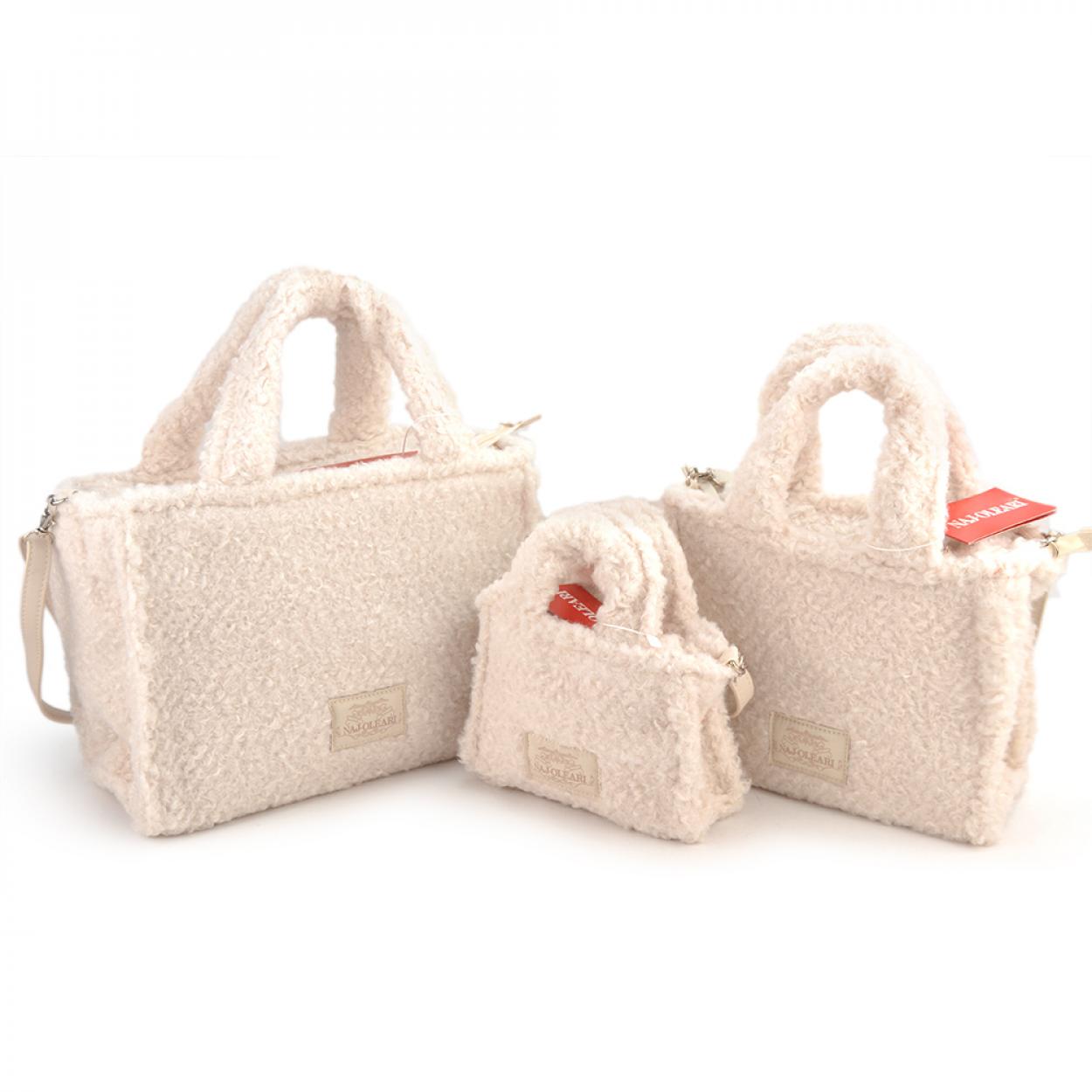 62140/SETTED3 PA L BAULETTO, M BAULETTO, S MINI BAULETTO PANNA 41233