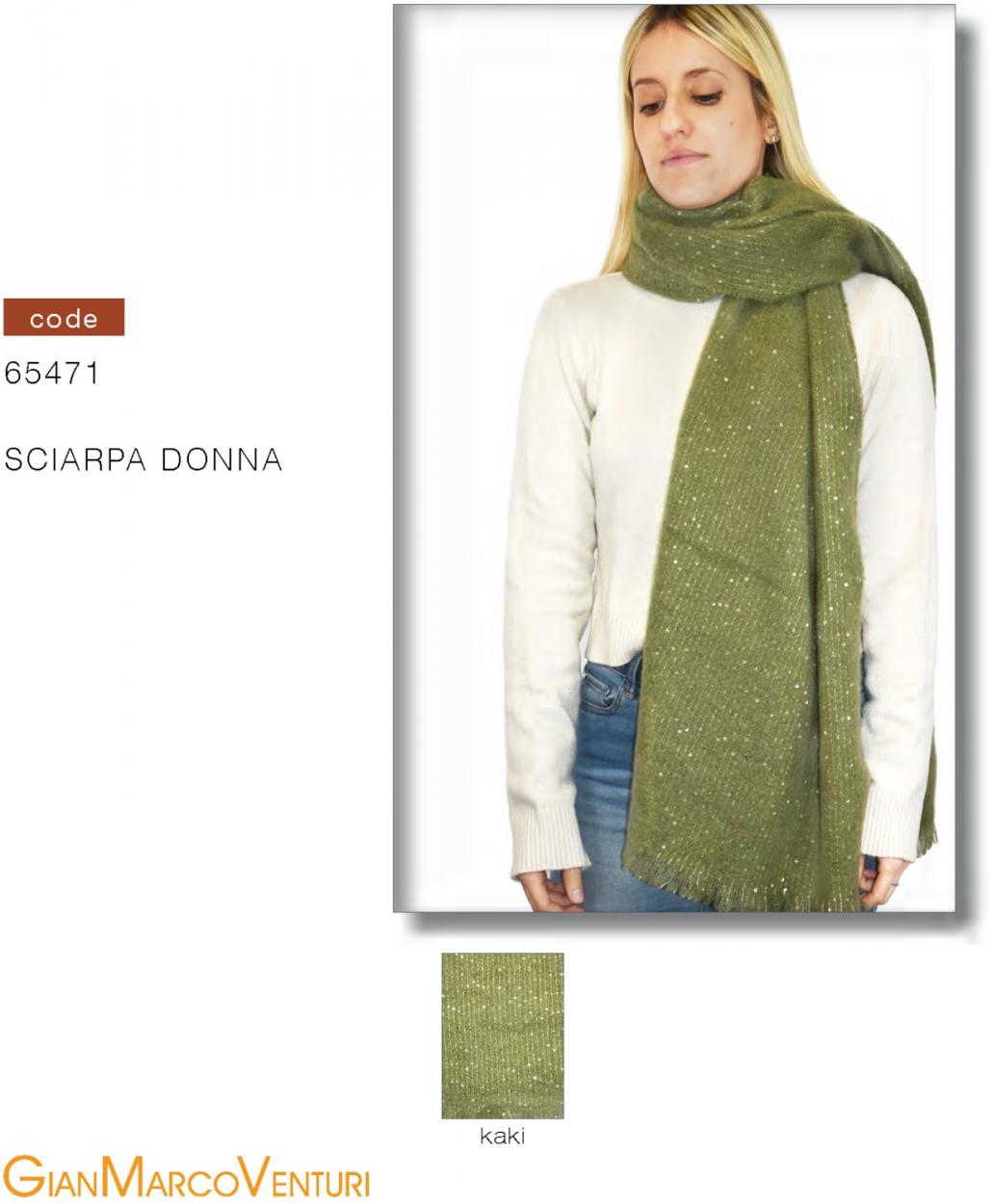 SCIARPA DONNA KAKI 65471KA 41100