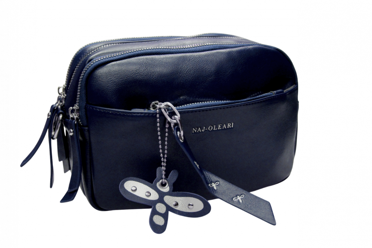 62130/PUR BL REPORT MULTITASCHE BLU 23x15cm 41233