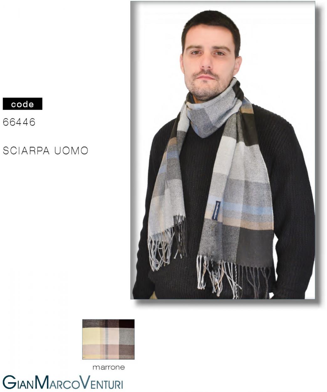 SCIARPA UOMO MARRONE 66446MARR 41100