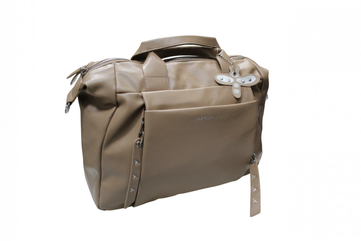61834/PUR TA BAULETTO TRACOLLA TAUPE 35x27cm 41233