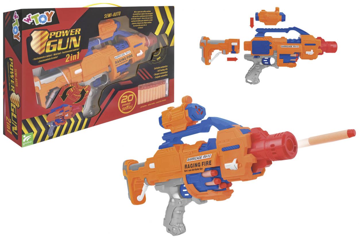 MITRA SPARA PROIETTILI B/O CON 20 PROIETTILI SOFFICI 39829 41185