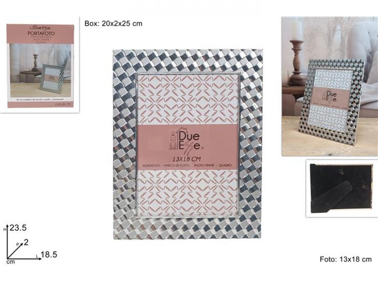 CORNICE PORTAFOTO 13x18cm COLOR ARGENTO 651551 40842