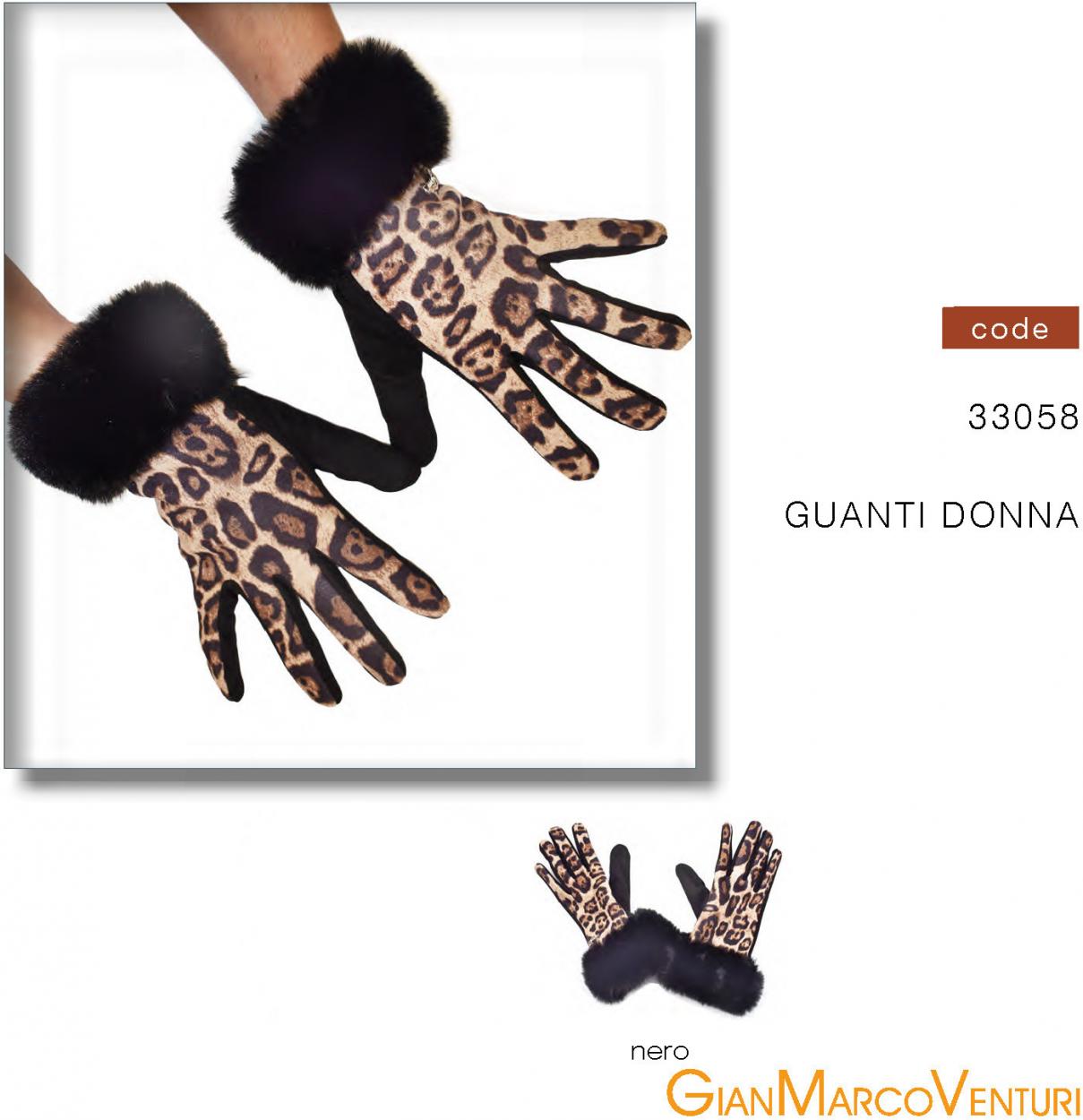 GUANTO DONNA NERO 33058N 41100
