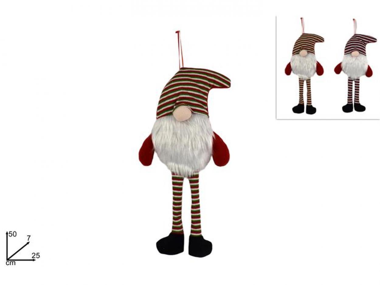 BABBO NATALE NORDICO APPENDINO 50cm 056142 40649