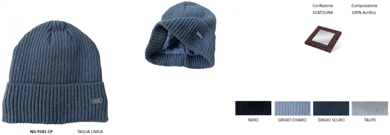 NG9181CP BERRETTO UOMO 55434