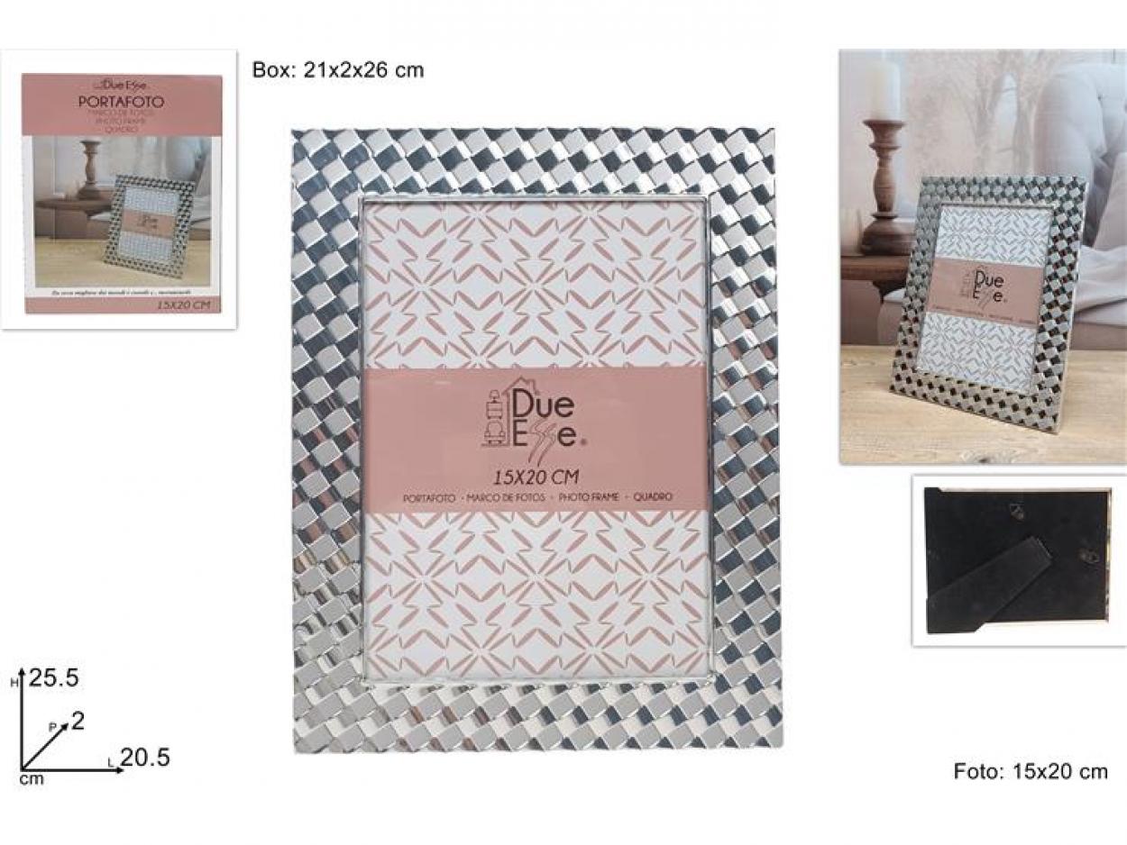 CORNICE PORTAFOTO 15x20cm COLOR ARGENTO 651568 40842