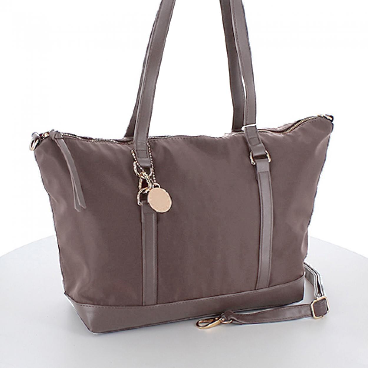 MB0642SG3 BORSA A SPALLA MG TAUPE 45x27x14cm 40627