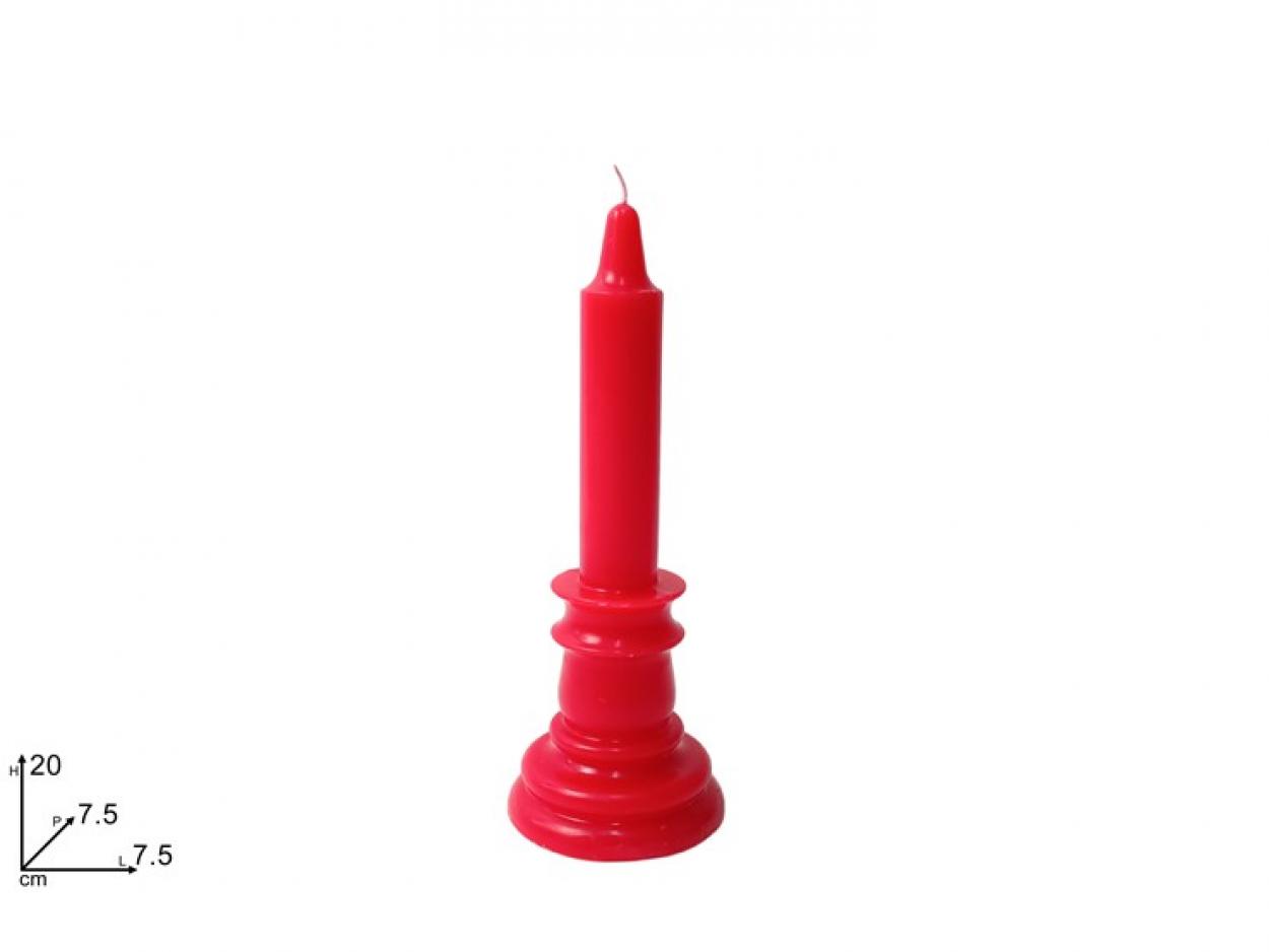 CANDELA ROSSA 20cm 369396 40649