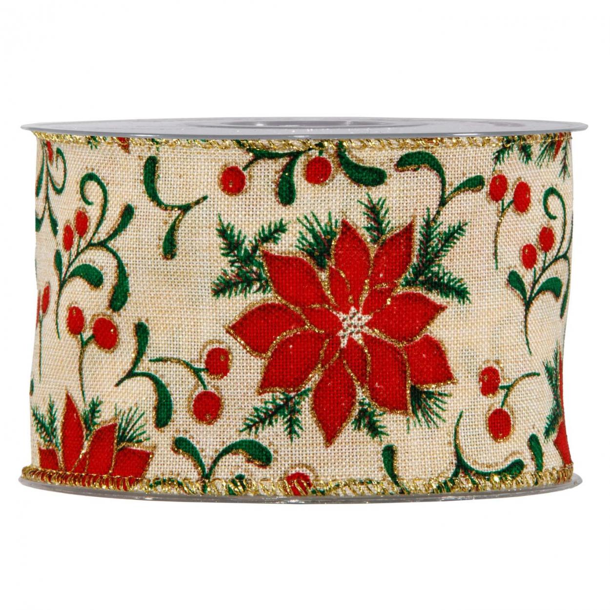 NASTRO CHRISTMAS STAR MM63X10MT 5267 41229