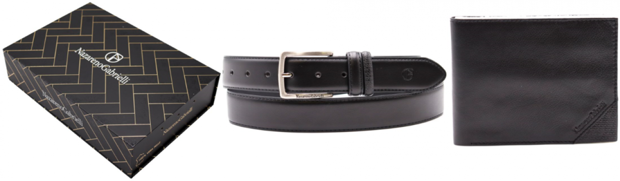 CN0IDK969/35/NG/BOX PARURE CINTURA + PF NG NERO 52248