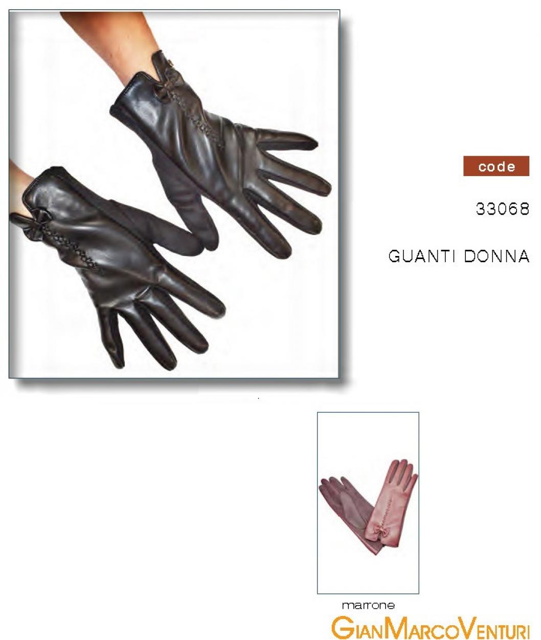 GUANTO DONNA MARRONE 33068MAR 41100